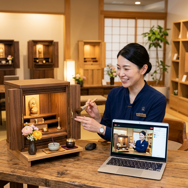 店舗同様の丁寧なご案内