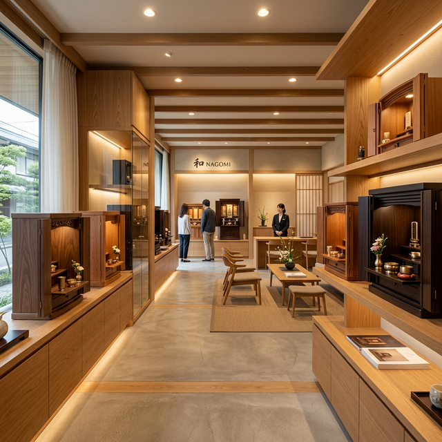 明るく落ち着いた店舗内